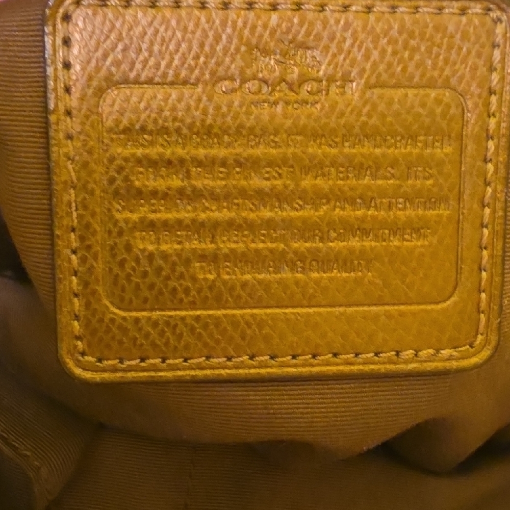 Coach Tan/Brown Men's Leather Messenger Bag